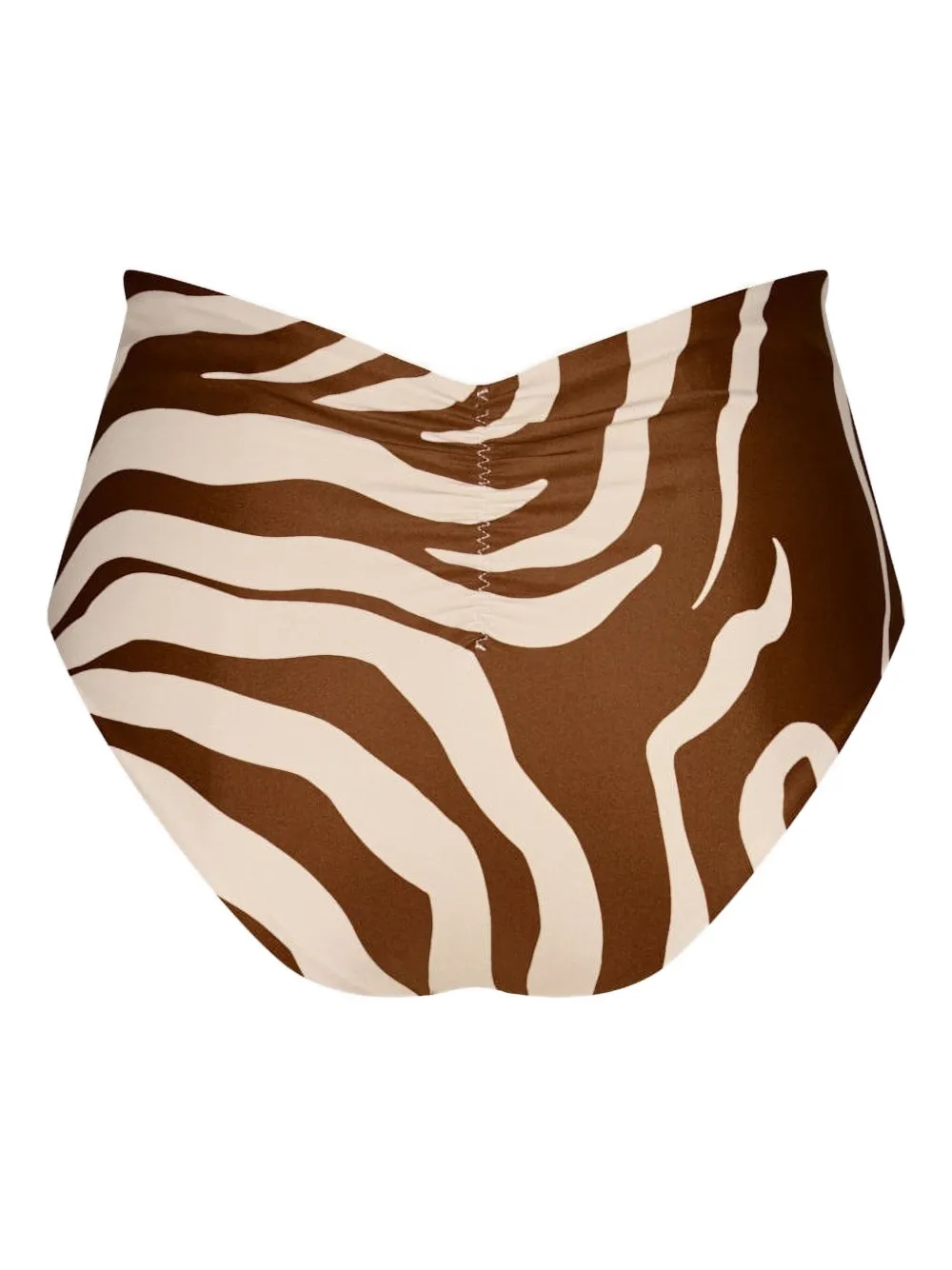 Johanna Ortiz Taita bikinislip met dierenprint Beige