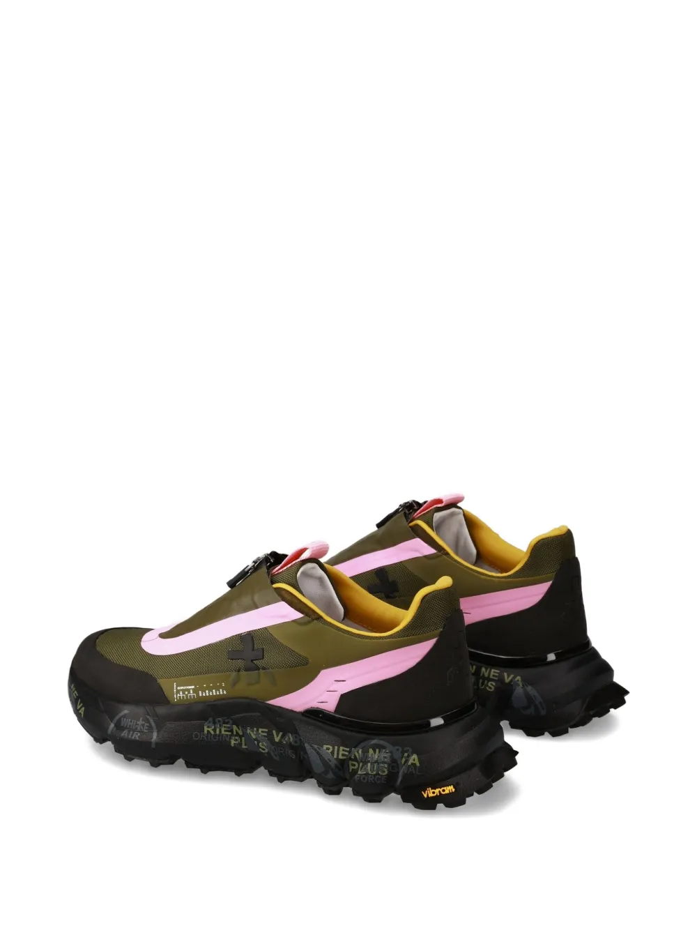 Premiata Sciliard sneakers met ritssluiting Groen