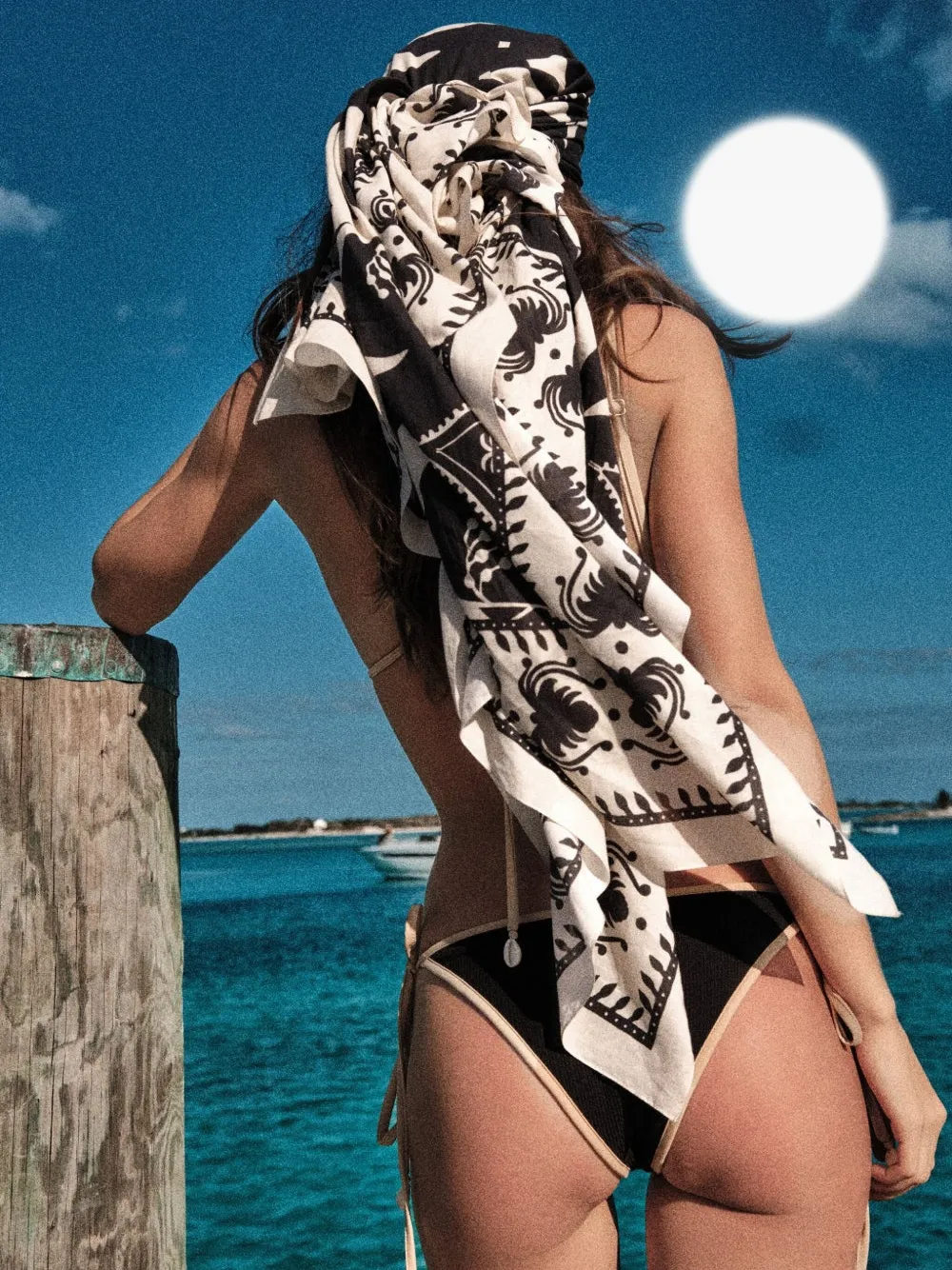 Johanna Ortiz Dance Of Pareo Beach Cover-up In Black