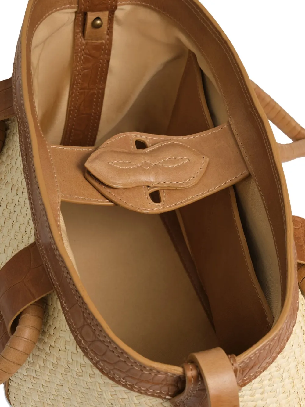 Johanna Ortiz Medium Ranch Legacy Tote Bag In Neutral