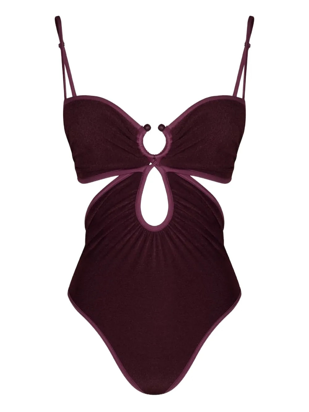 Johanna Ortiz Costume intero Sunny Days con dettaglio cut-out - Rosso