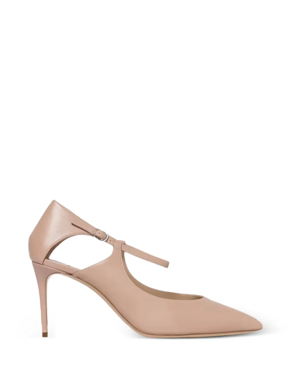 Casadei Samurai Julia heeled strap pumps Beige