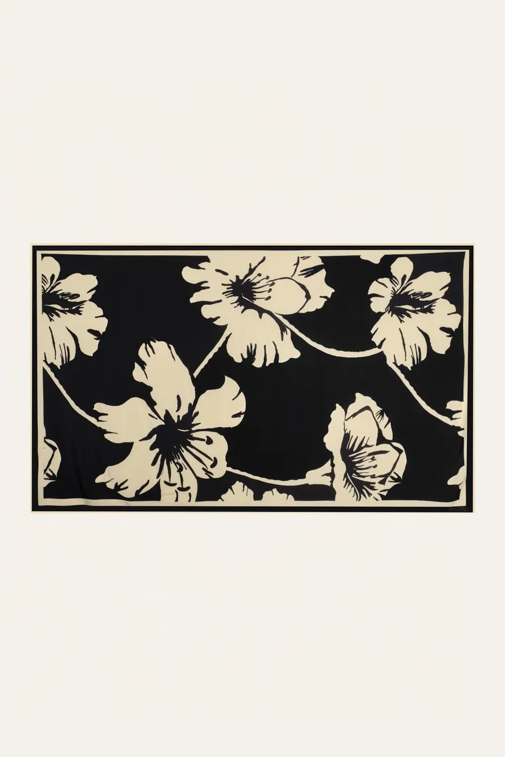 Johanna Ortiz Scialle Astromelia - Nero