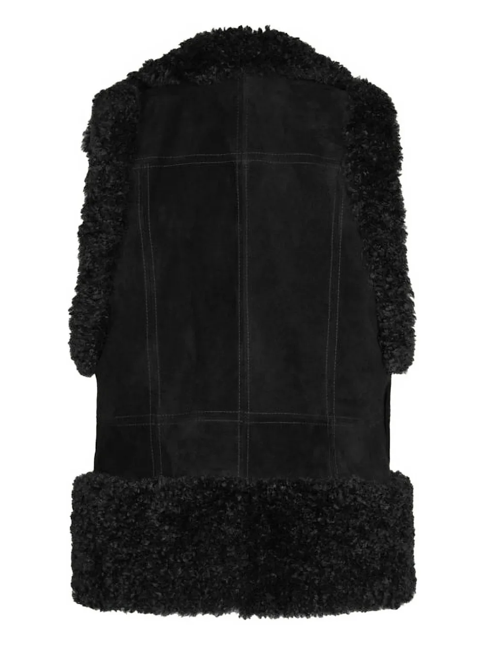 Johanna Ortiz Salty Air Leather Vest In Black