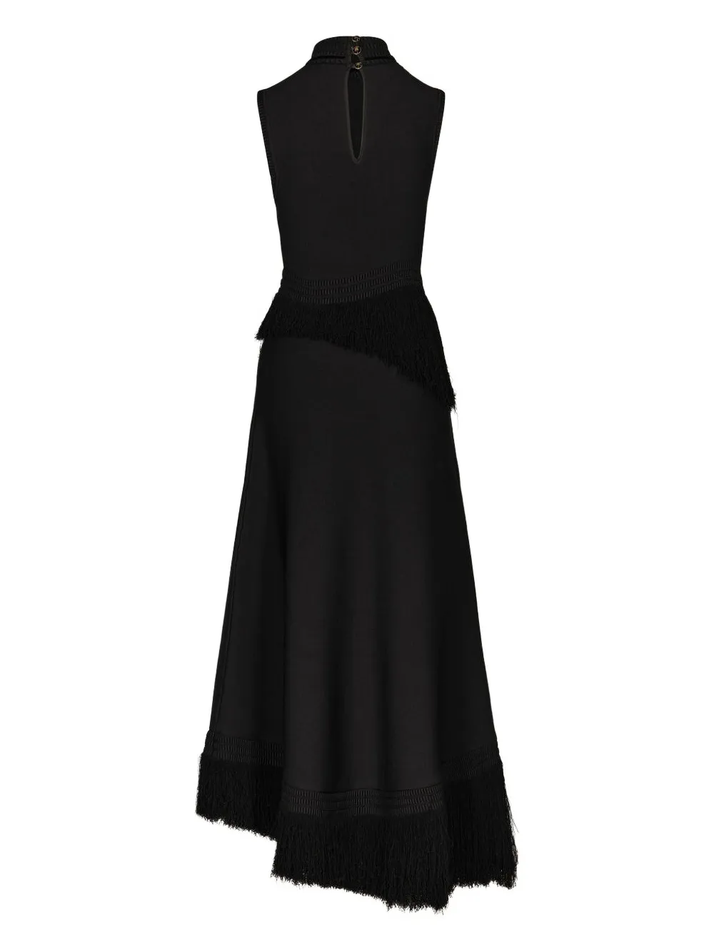 Johanna Ortiz Momentum jurk met franje Zwart