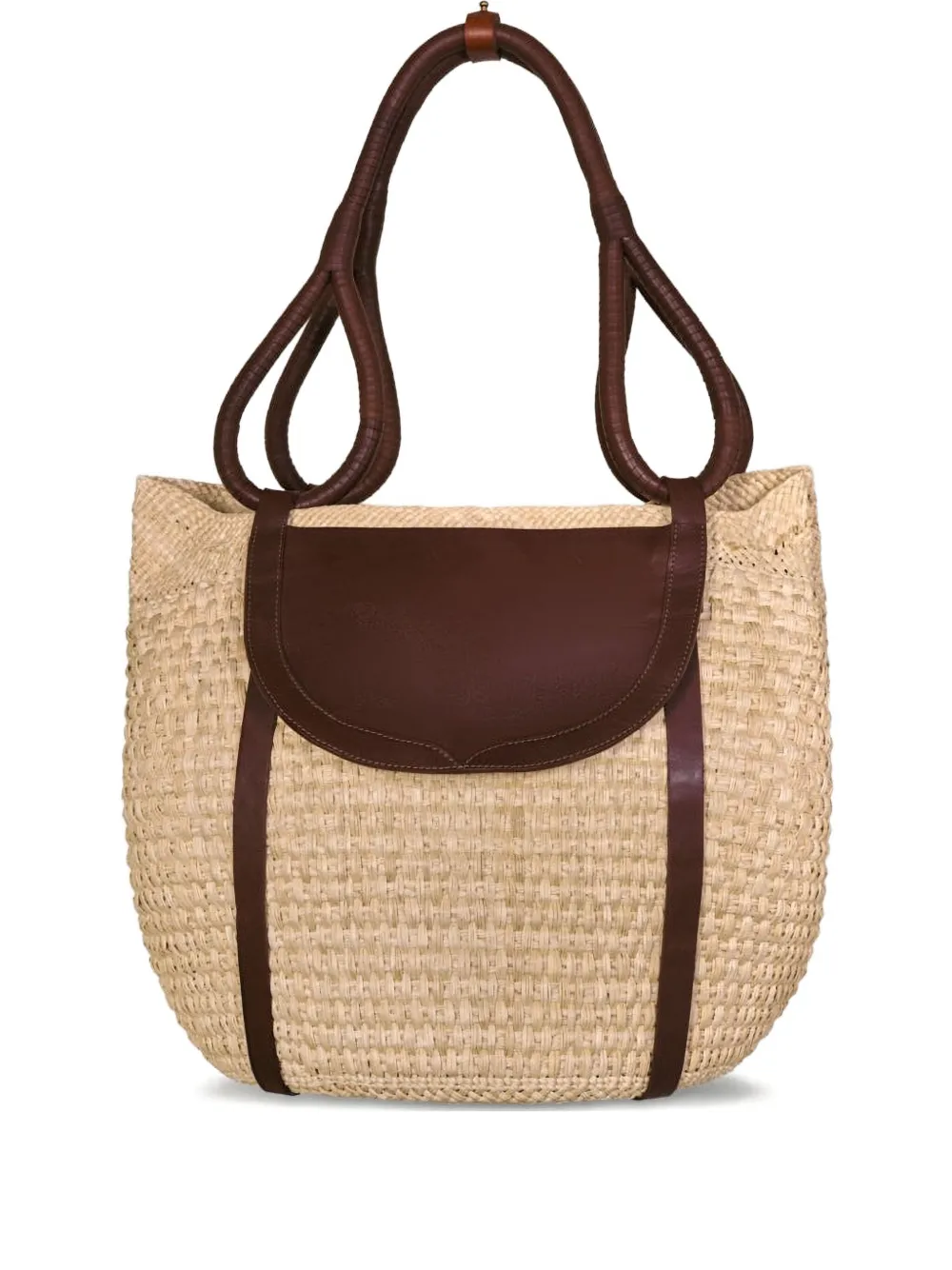 Johanna Ortiz Readiness For Afterlife Beach Bag In Neutral