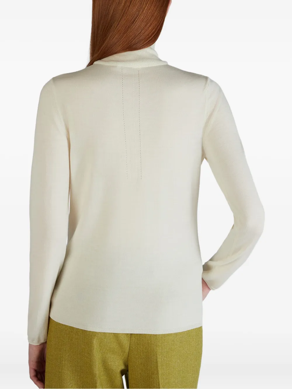 Zanone Turtleneck Sweater In Neutral