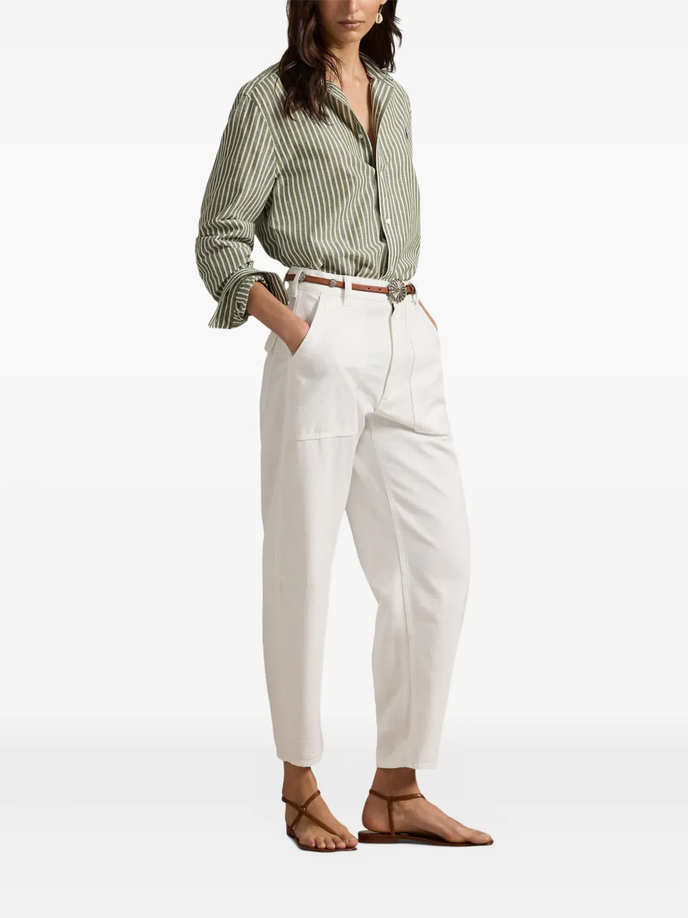 Polo Ralph Lauren Gestreept blouse Groen