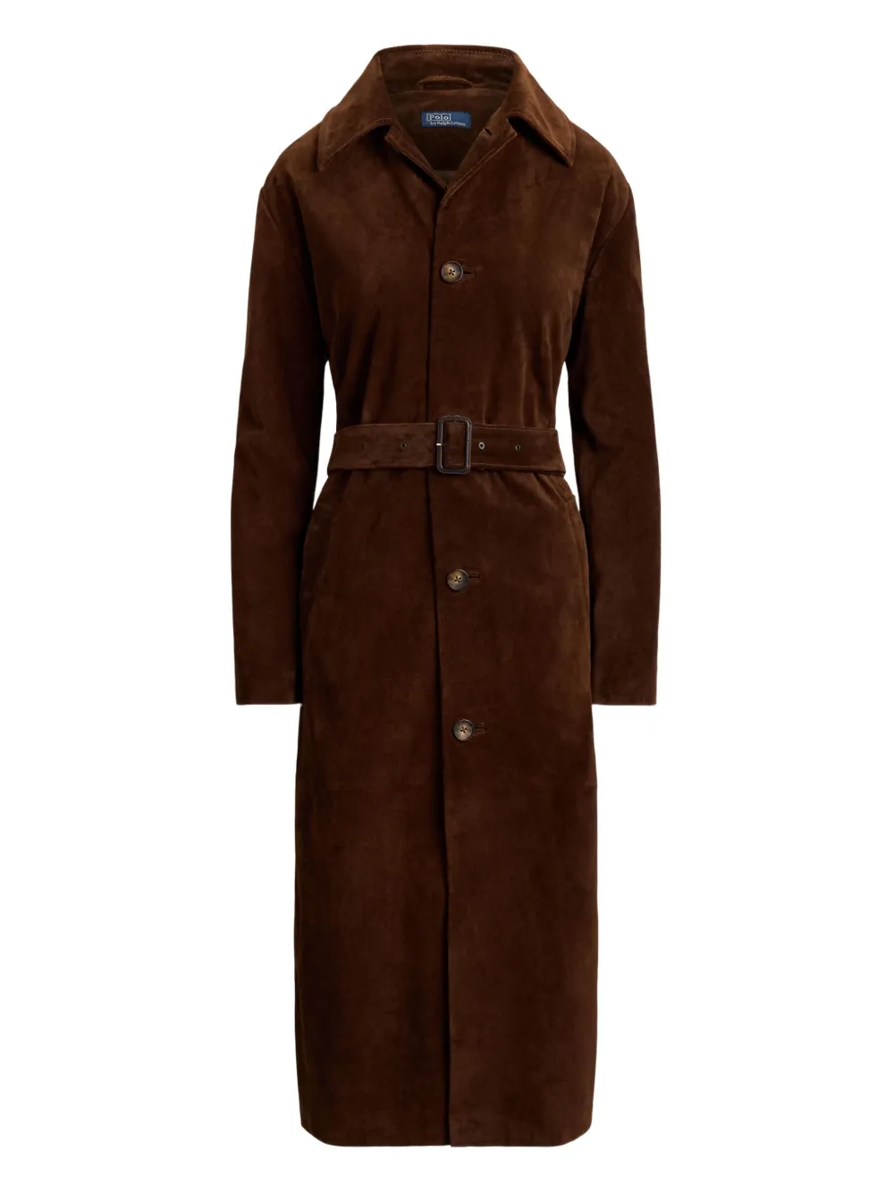 Polo Ralph Lauren suede coat - Brown