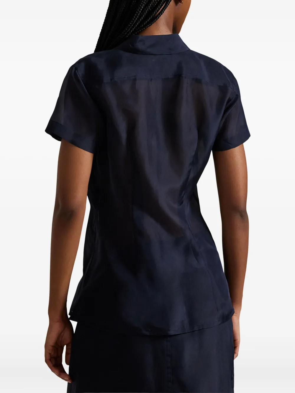 Polo Ralph Lauren Classic-collar Shirt In Black