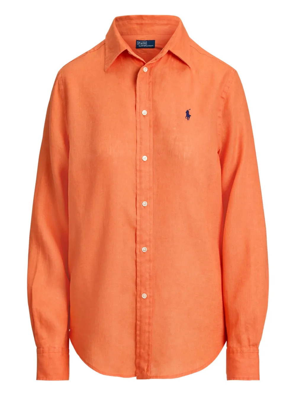Polo Ralph Lauren Button-fastening Long-sleeve Shirt In Orange