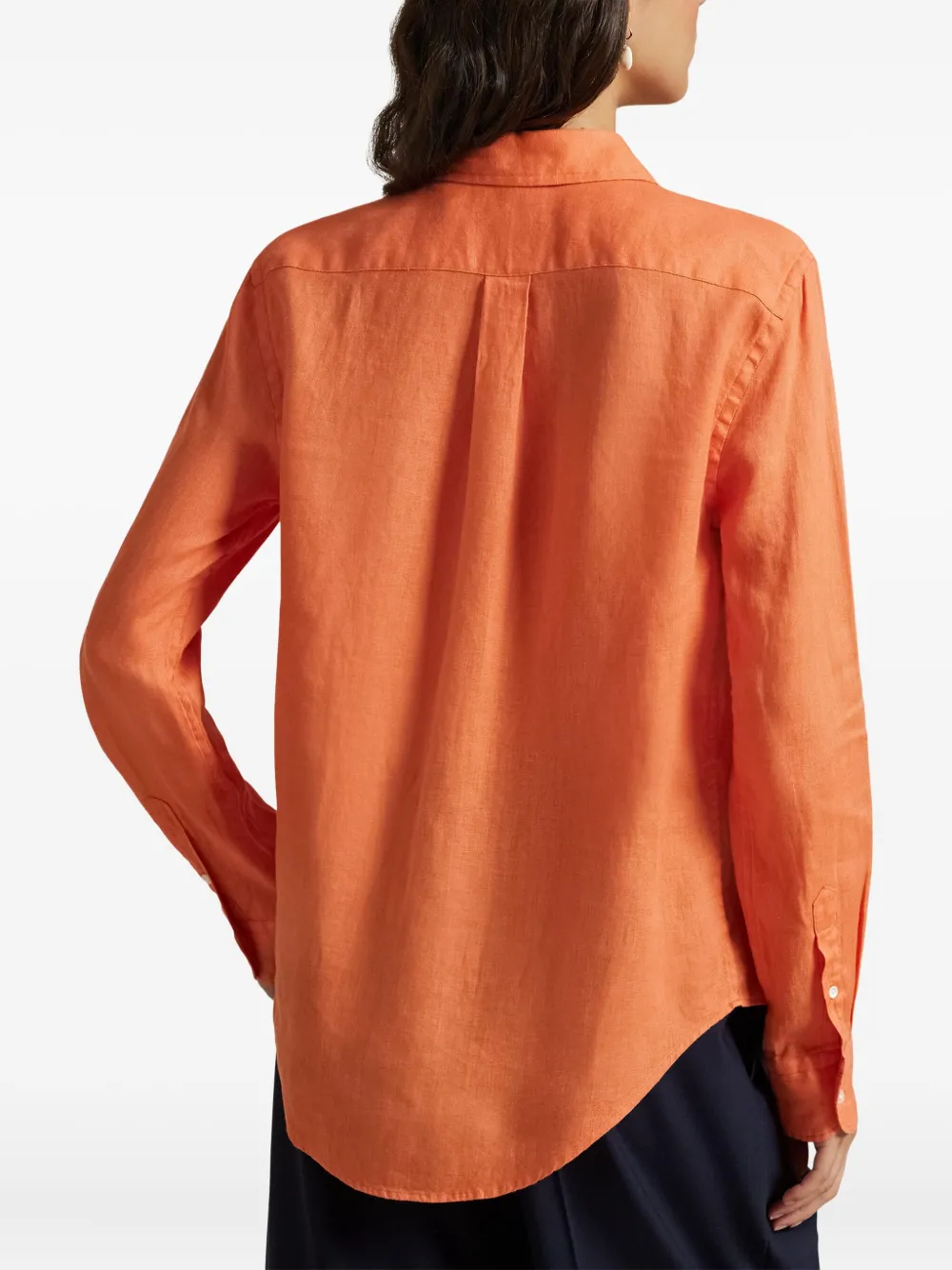 Polo Ralph Lauren Button-fastening Long-sleeve Shirt In Orange