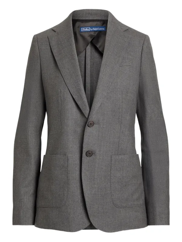 Polo Ralph Lauren Stretch-wool Blazer in Grey