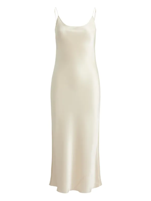 ralph lauren beige dress Polo Satin Slip | Neutrals dyed cotton color:espresso Which sweater if I Size:20 Boys