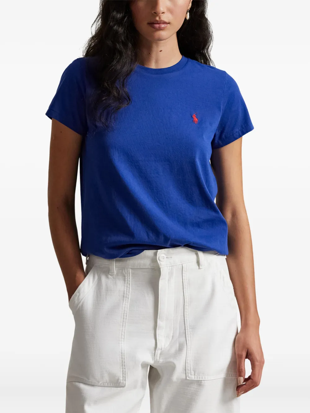 Polo Ralph Lauren Polo Pony Short-sleeve T-shirt In Blue