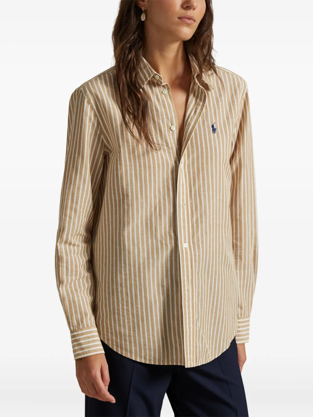 Polo Ralph Lauren Gestreept blouse Beige