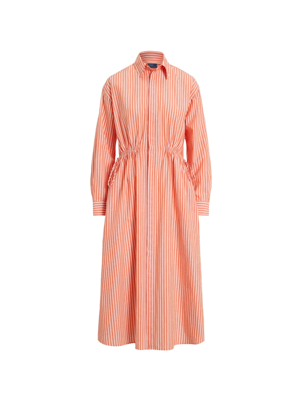 Polo Ralph Lauren striped-print shirt dress - Arancione