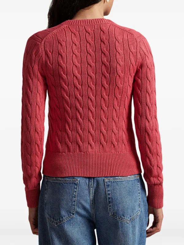 Polo Ralph Lauren ケーブルニットカーディガン XL レッド Polo Ralph Lauren ケーブルニット カーディガン | レッド | FARFETCH JP