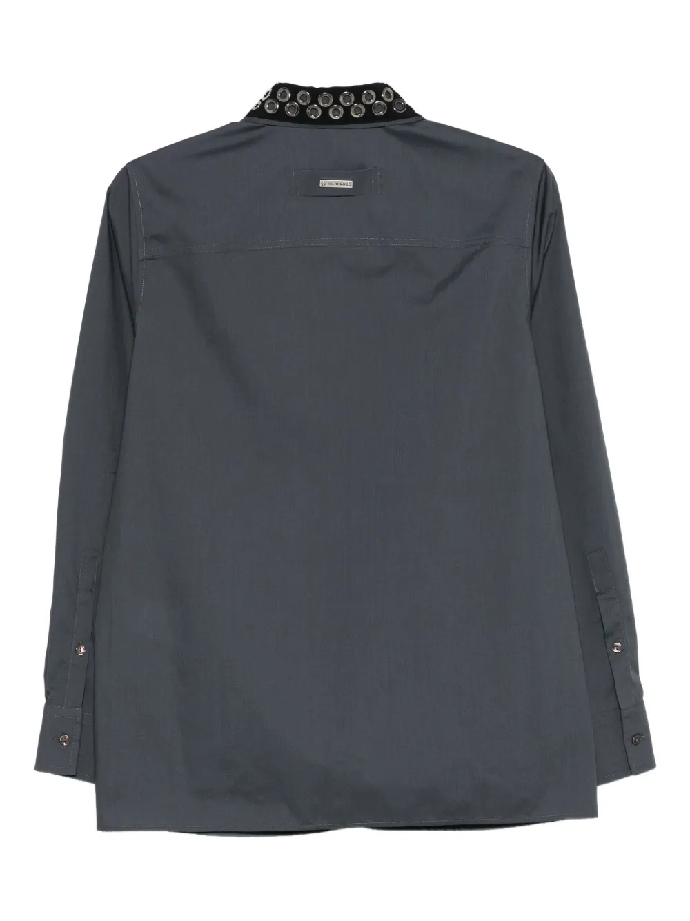 Iceberg embellished-collar shirt - Grijs