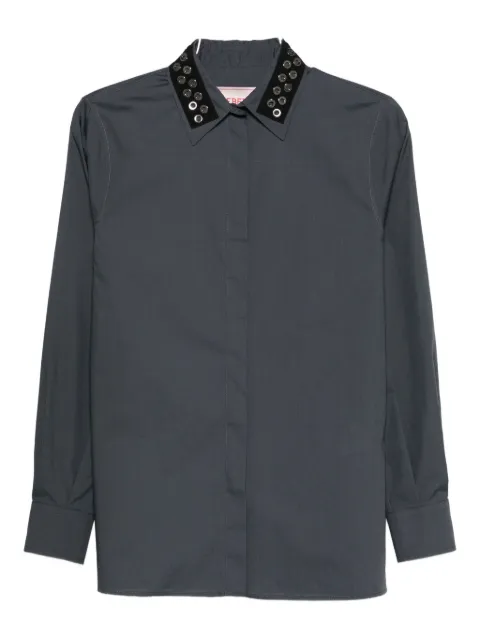 Iceberg embellished-collar shirt