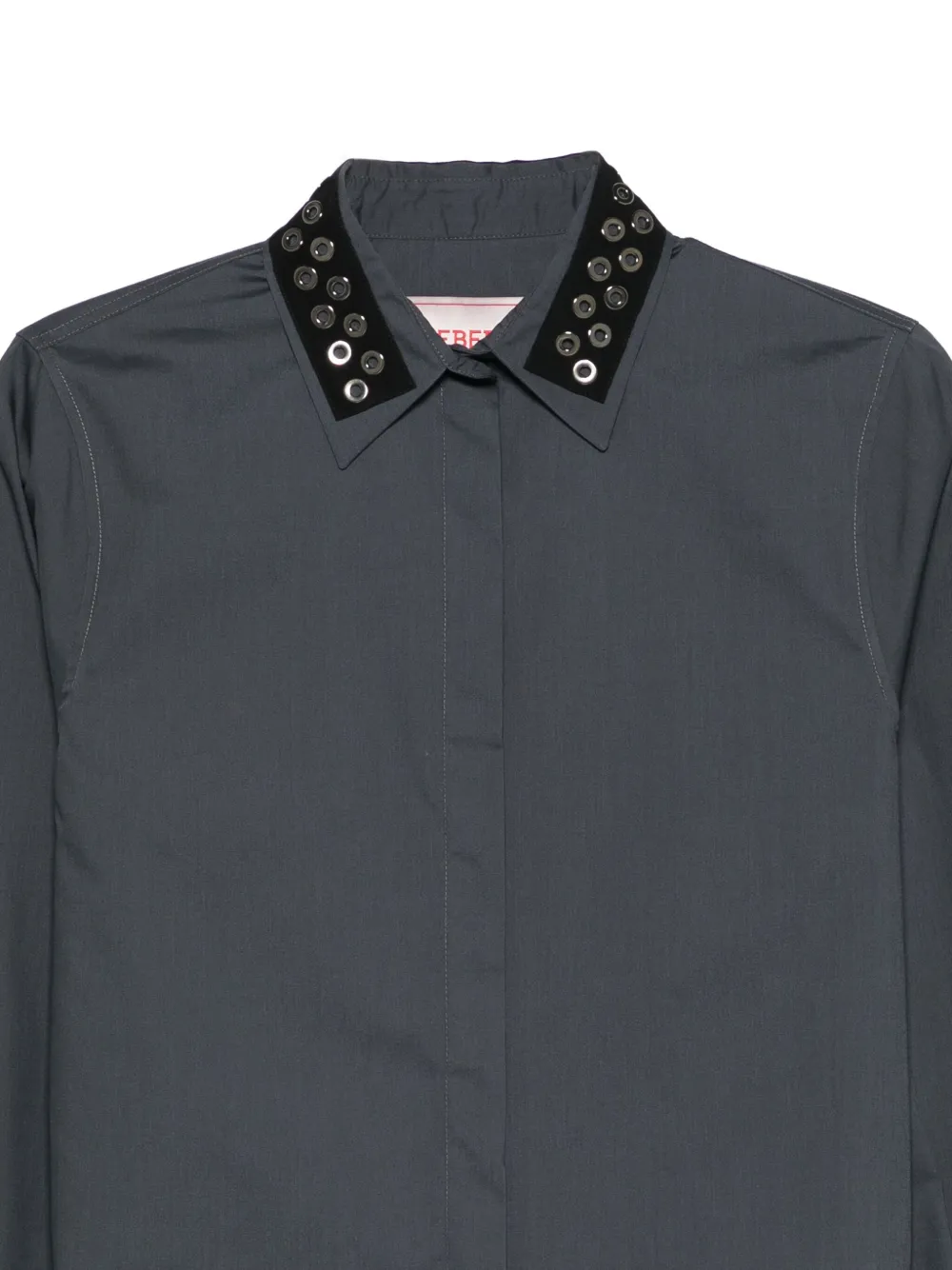 Iceberg Blouse met verfraaide kraag Grijs