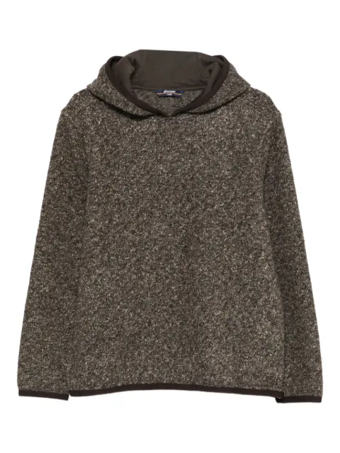 K-Way hoodie med kant