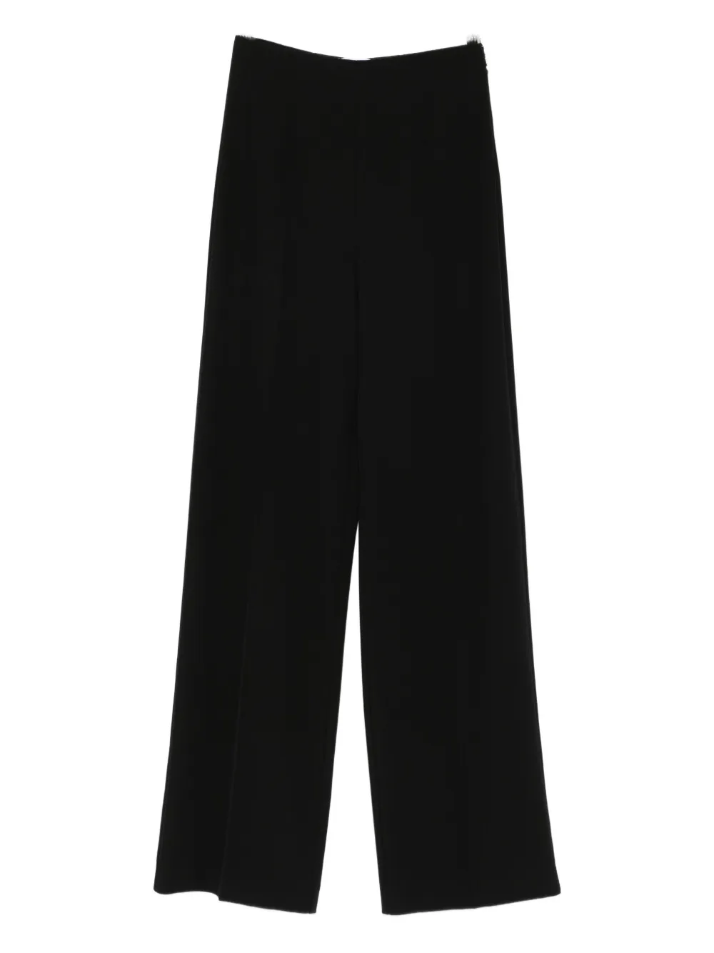 Patrizia Pepe High-waist Straight-leg Trousers In Black