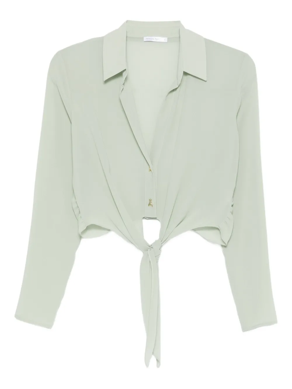 Patrizia Pepe waist-knot top | Green | Image 1