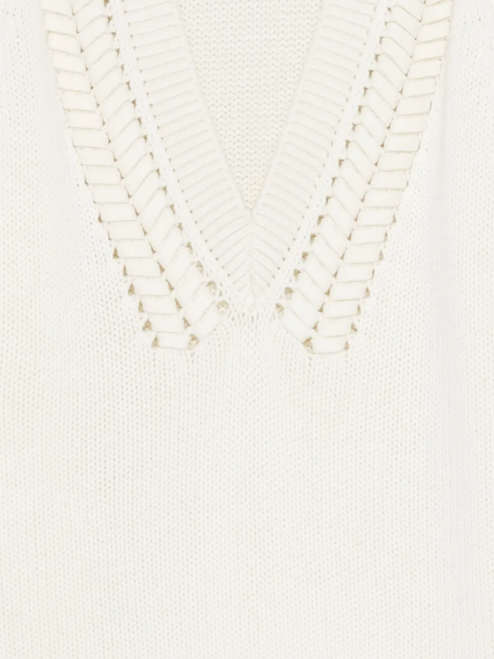 Malo Trui met V-hals Wit