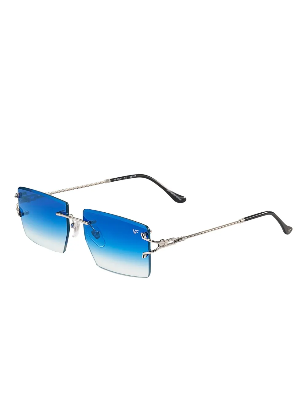 Vintage Frames Company Icon rimless drill mount sunglasses - Zilver