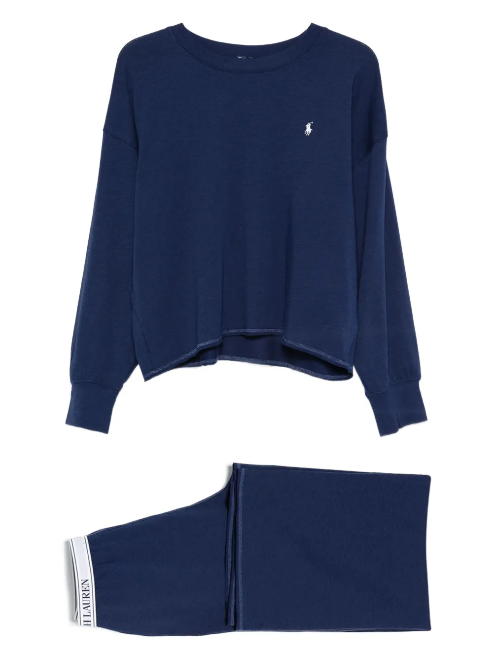 Polo Ralph Lauren Polo Pony-embroidered pyjama - Blau