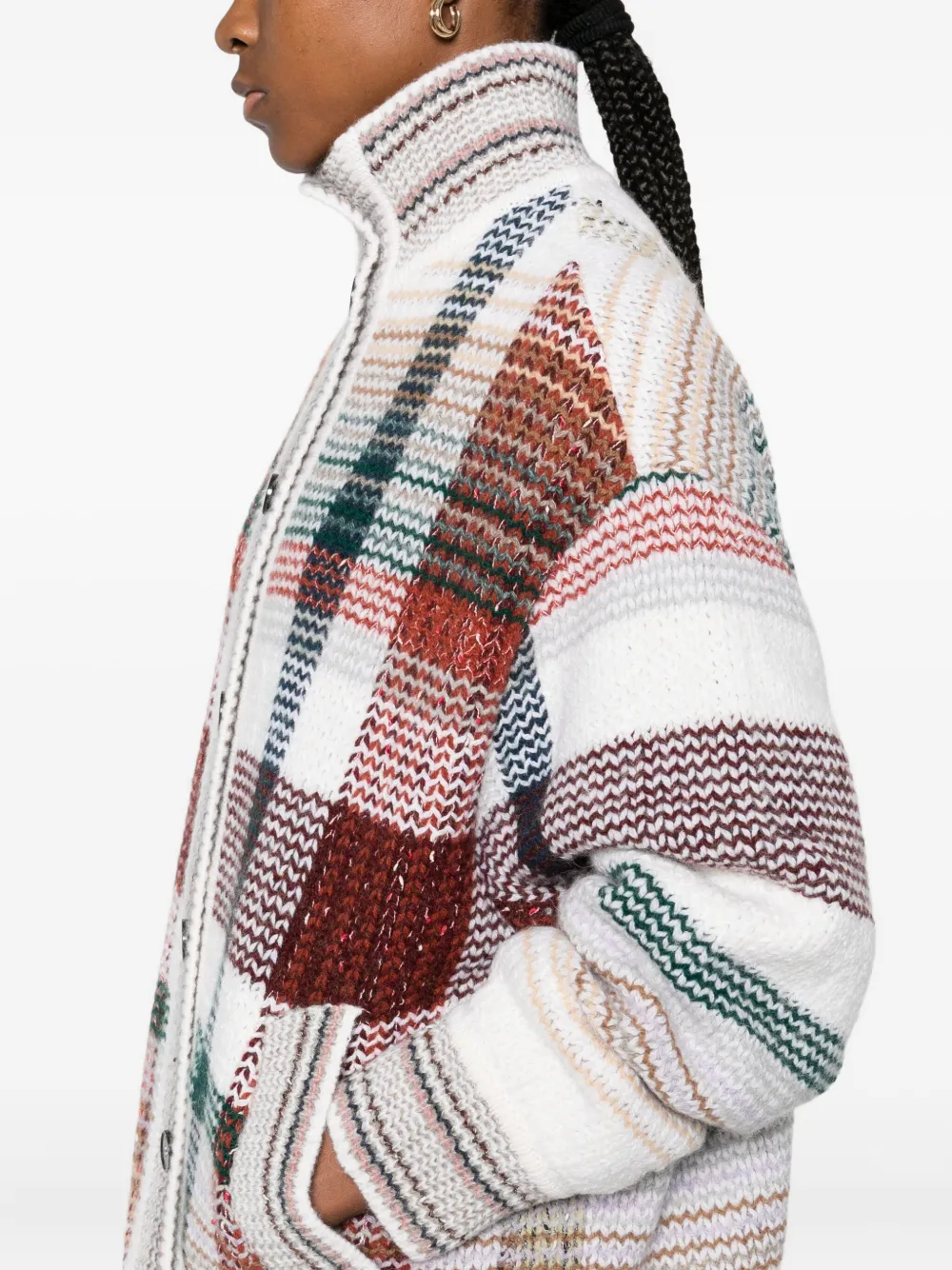 Missoni Geruit vest Wit