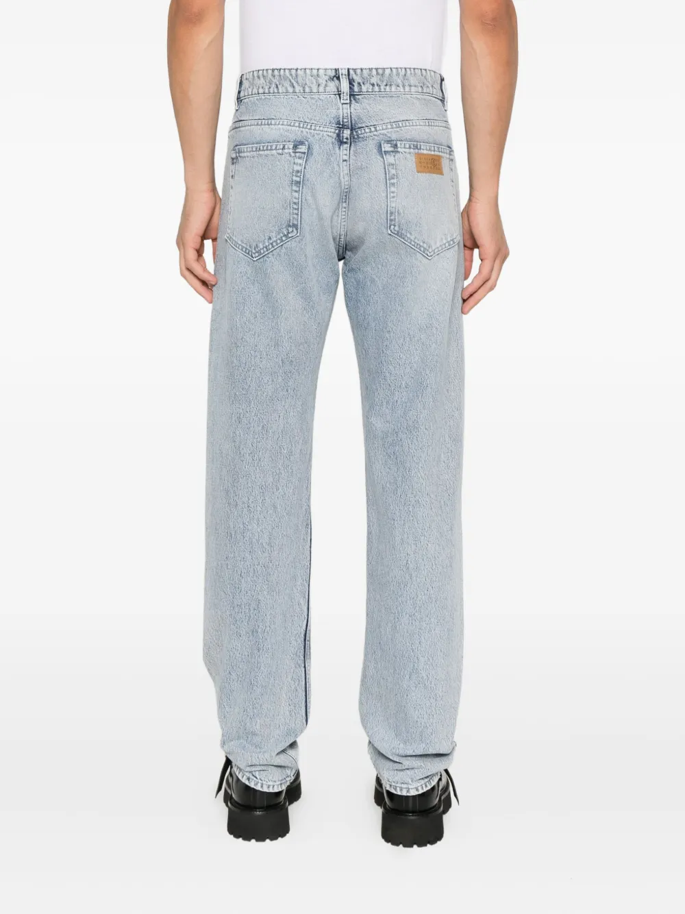 MM6 Maison Margiela Jeans met knoopsluiting Bruin