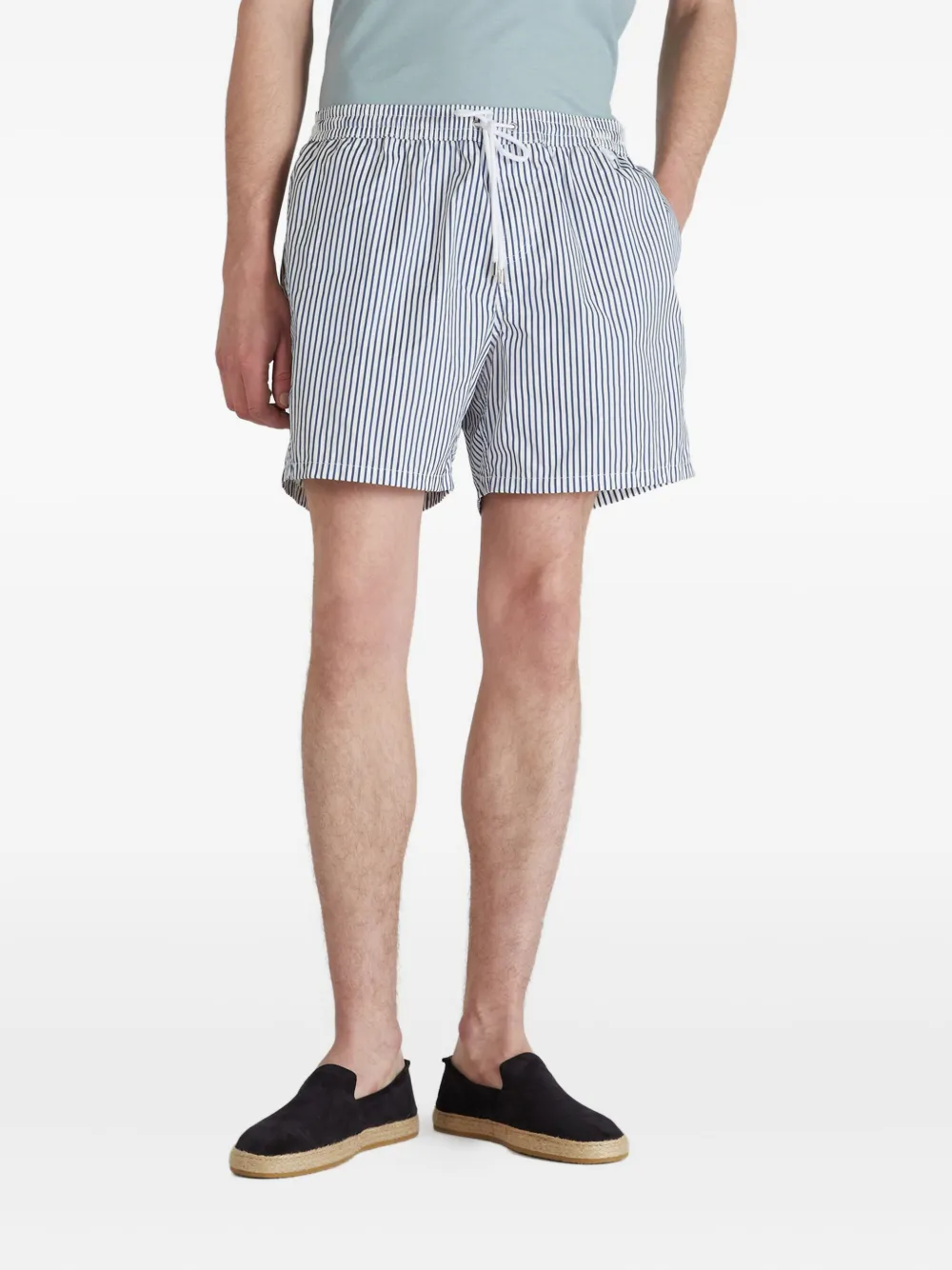 Incotex Zwembroek met trekkoord Wit