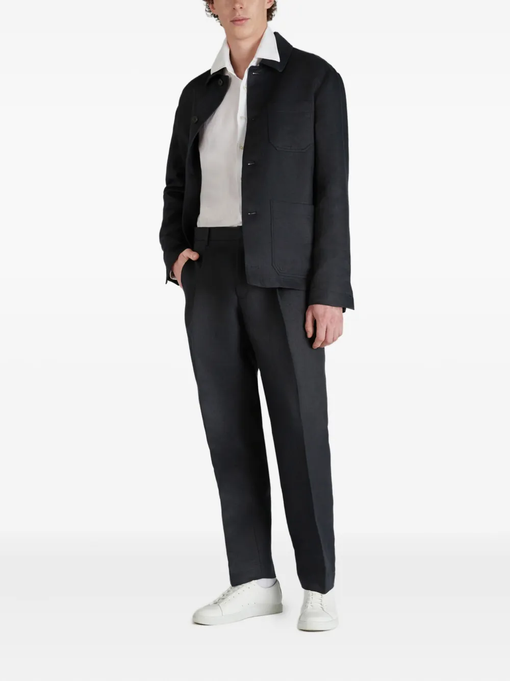 Incotex linen trousers | Tailored Pants | Image 2