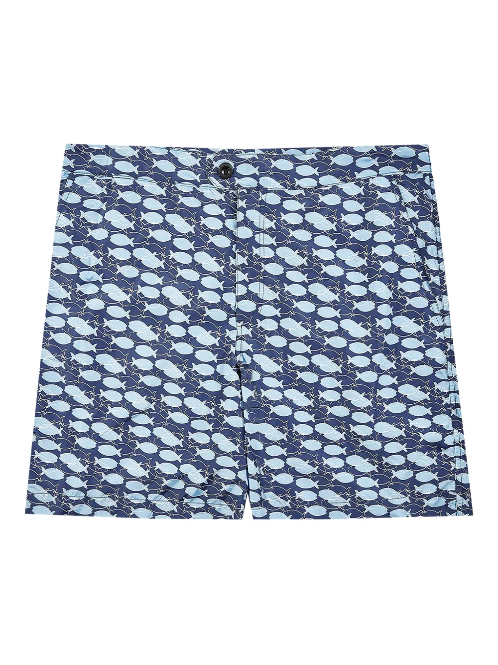 Incotex short de bain à imprimé graphique | bleu | Image 1