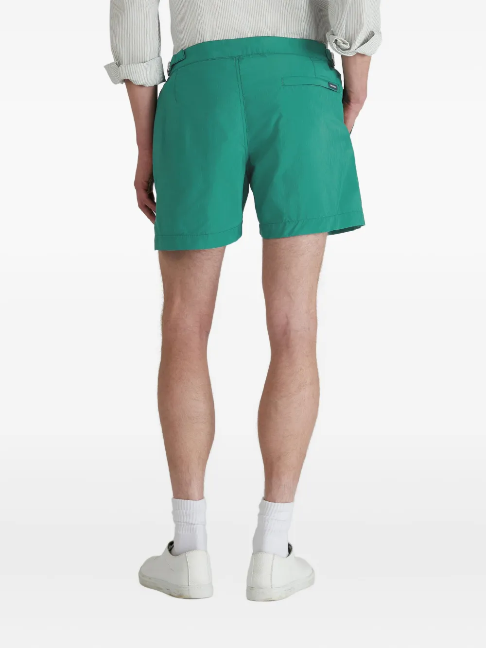 Incotex Zwembroek met logopatch Groen