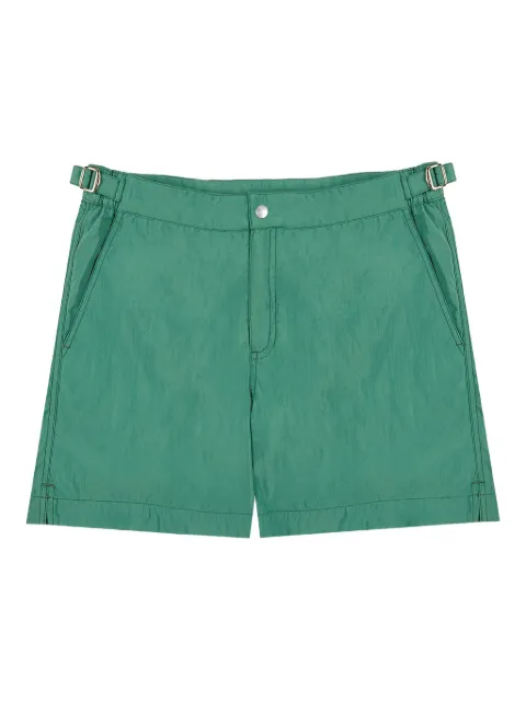 Incotex shorts de playa con parche del logo