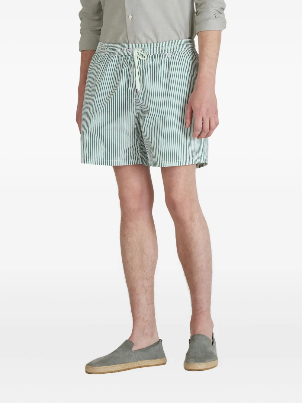 Incotex Zwembroek met trekkoord Wit