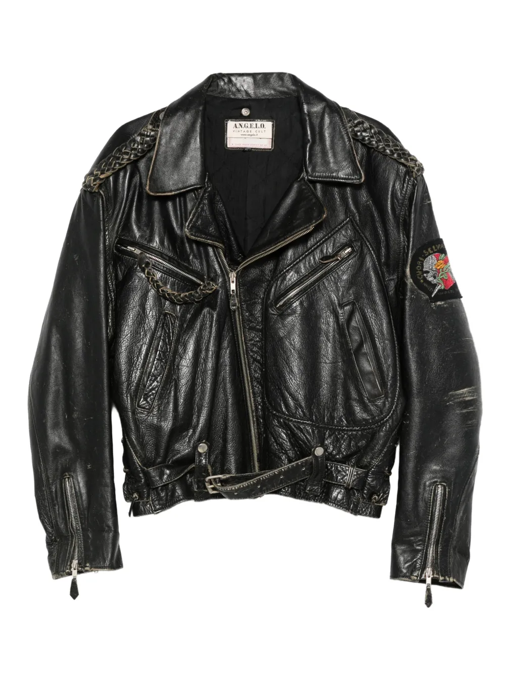 A.N.G.E.L.O. Vintage Cult 2000s レザージャケット - ブラック