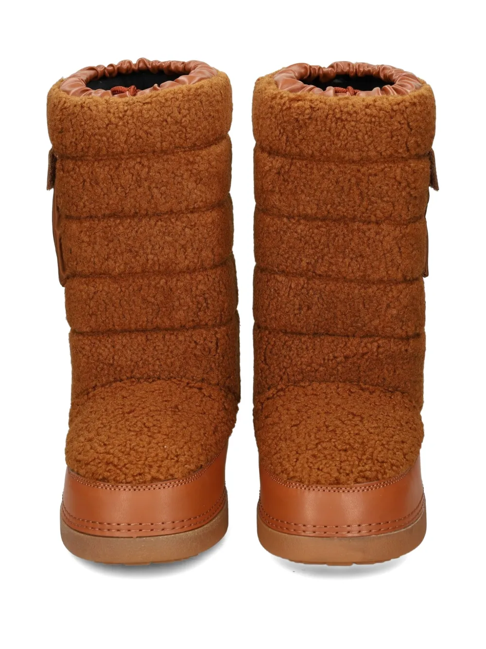 Love Moschino Pocket-detail Boots In Brown