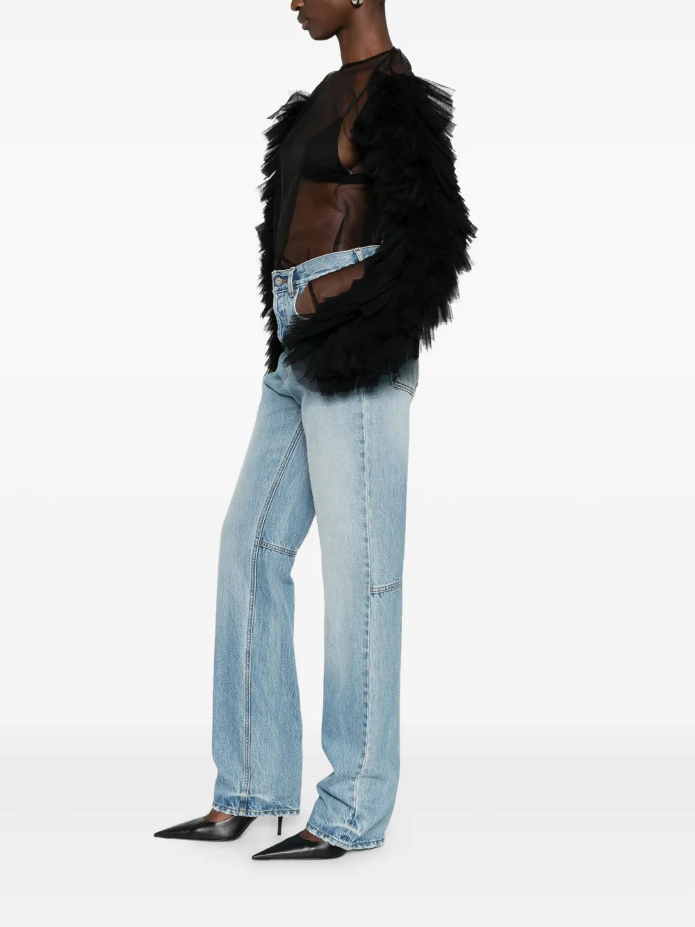 RHIZOME Rochel blouse - Zwart
