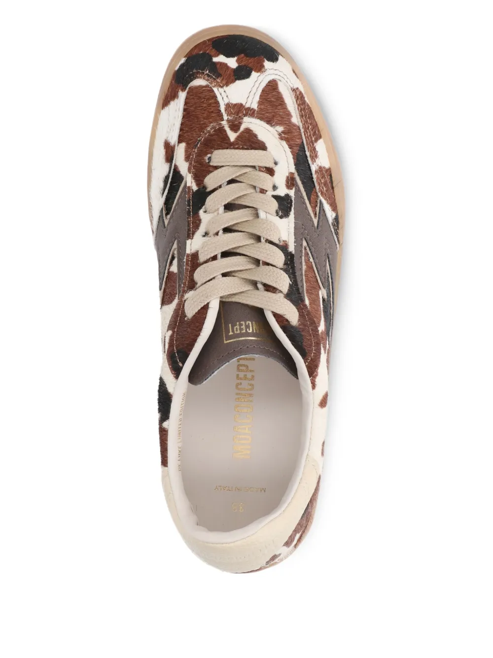 Moa Master Of Arts Club sneakers met print Wit