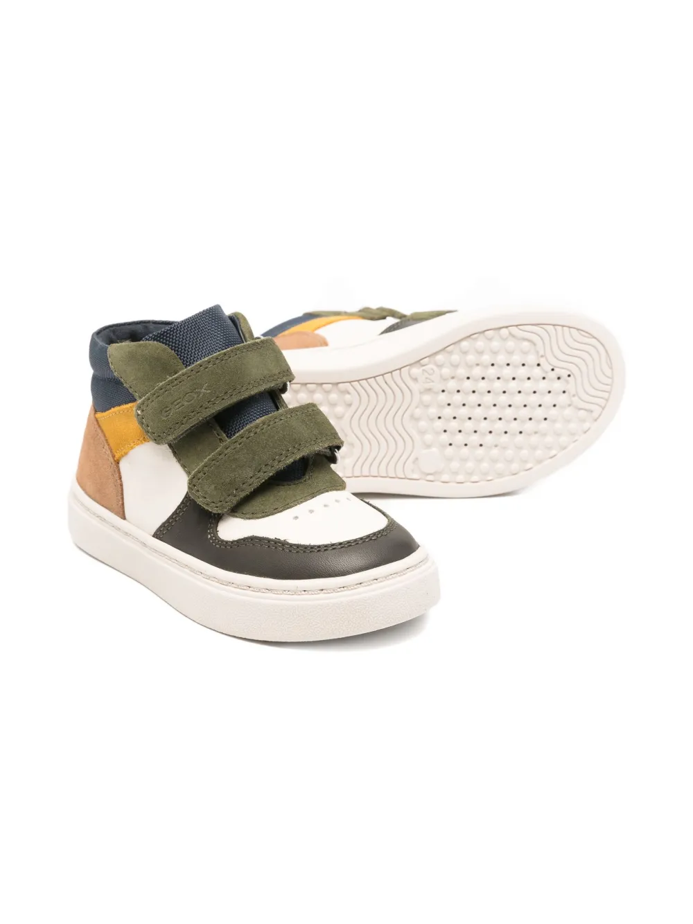 Geox Nashik perforated sneakers - Beige