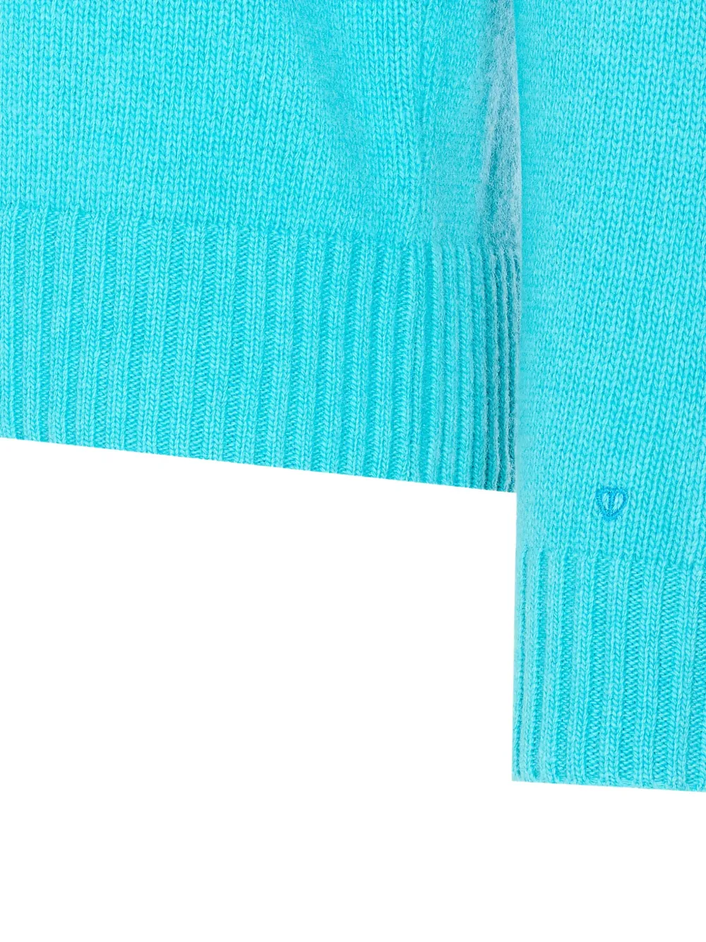 Seven Gauge Crew-neck Long-sleeves Sweater In Blue