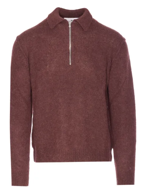 SEVEN GAUGE half-zip high-neck polo shirt