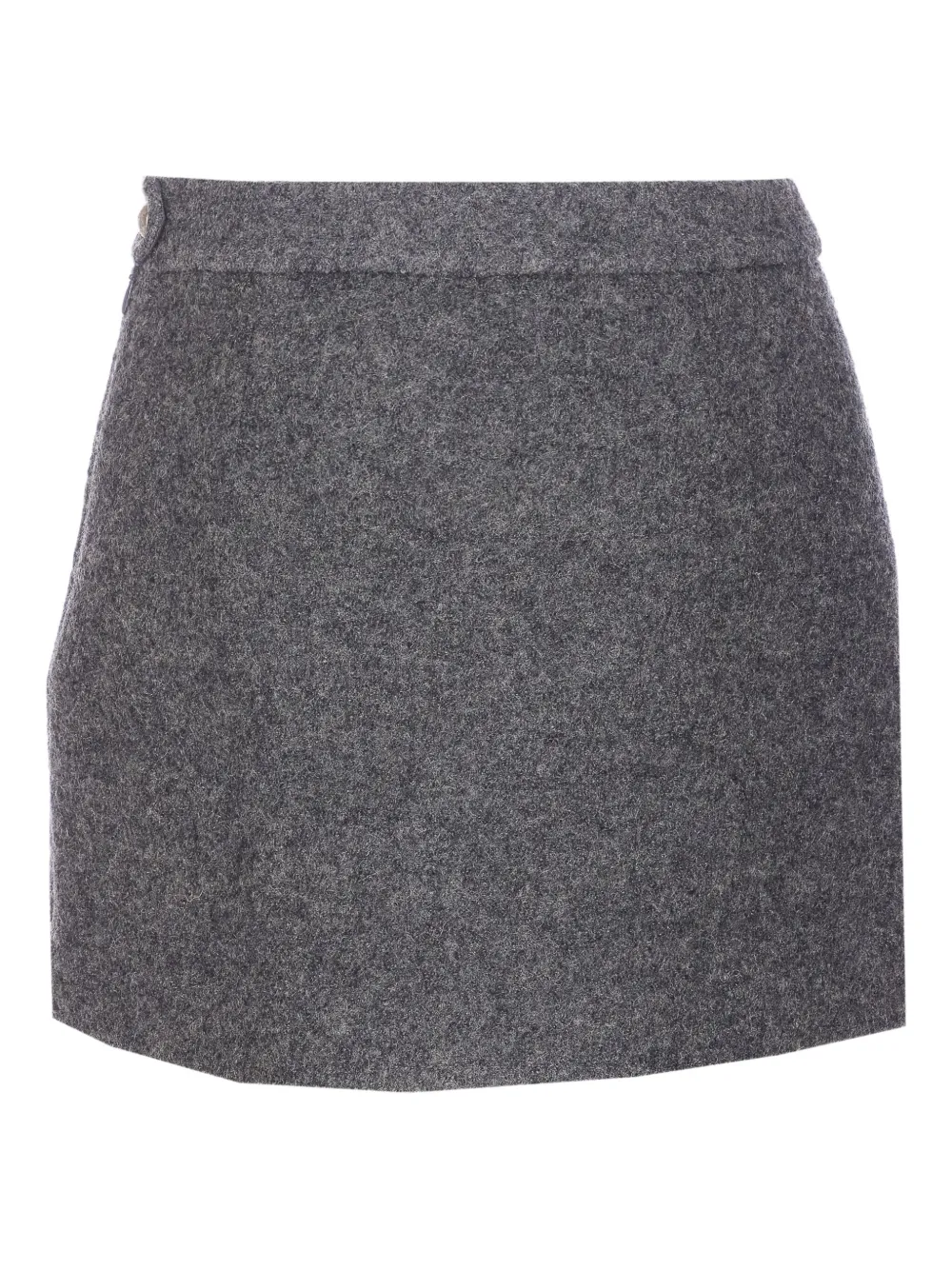 DUNST zip button mini skirt | gris | Image 1