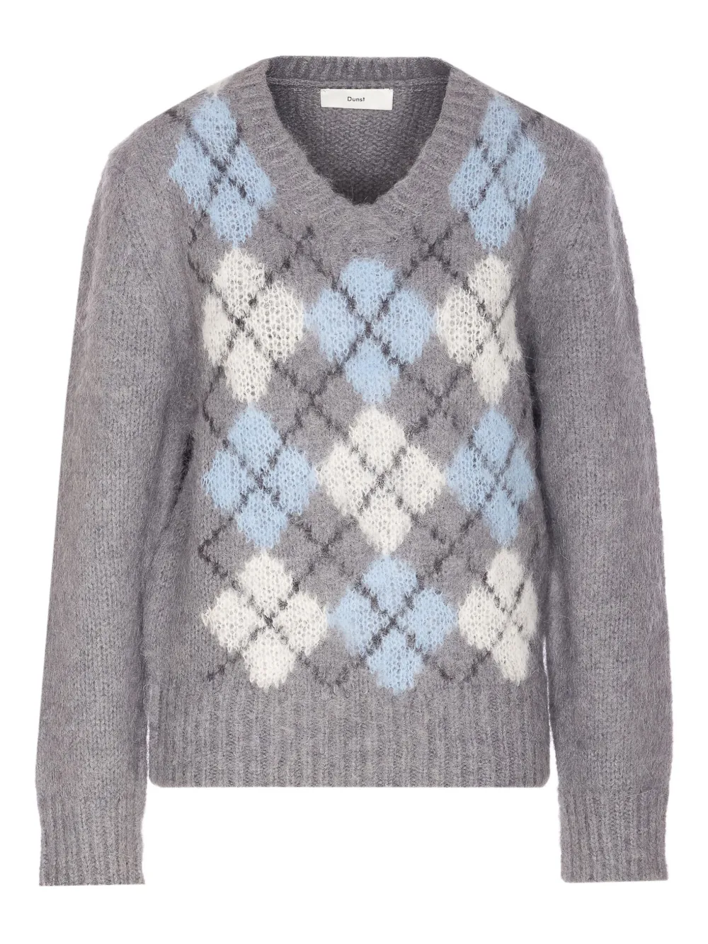 DUNST striped sweater | Grey | Image 1