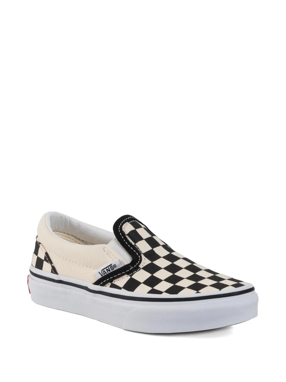 Vans Kids checkerboard sneakers - Bianco