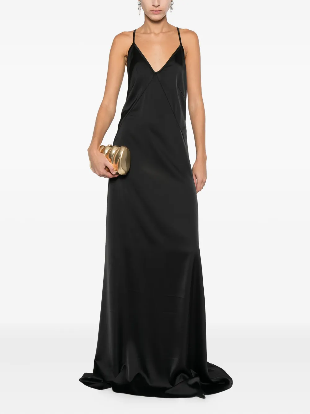 Rhizome Kyle Maxi Dress In Black